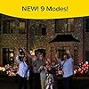 AS-SEEN-ON-TV with 9 Enhanced Modes for Spectacular Outdoor Holiday Laser Lighting with Thousands of Lights Covering 3200 Square feet, Green, 8.5 in